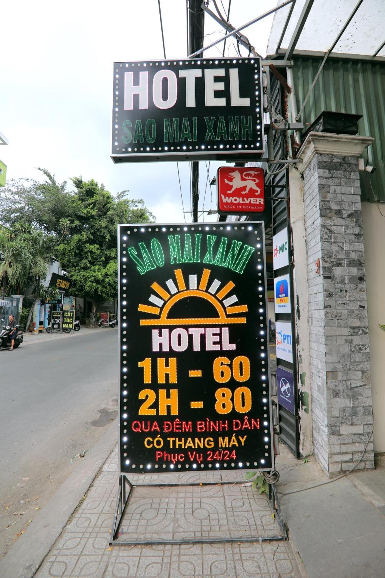 Khach San Sao Mai Xanh - Sao Mai Xanh Hotel Thành Pho Ho Chí Minh Esterno foto